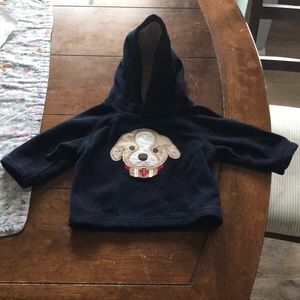 Gymboree Puppy Pull Over with Hood
